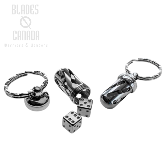 Lion Steel Acorn Dice, Stainless, DD IN